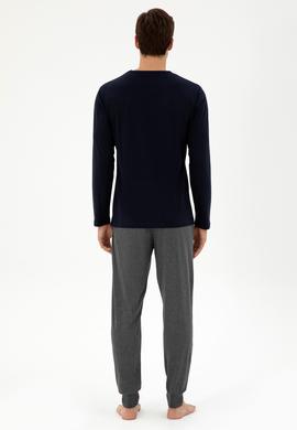 Erkek Lacivert Pijama Takımı - 50301720004