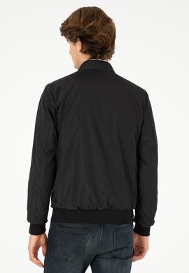 Erkek Lacivert Deri Ceket - 50297247002