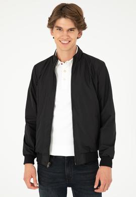 Erkek Lacivert Deri Ceket - 50297247002