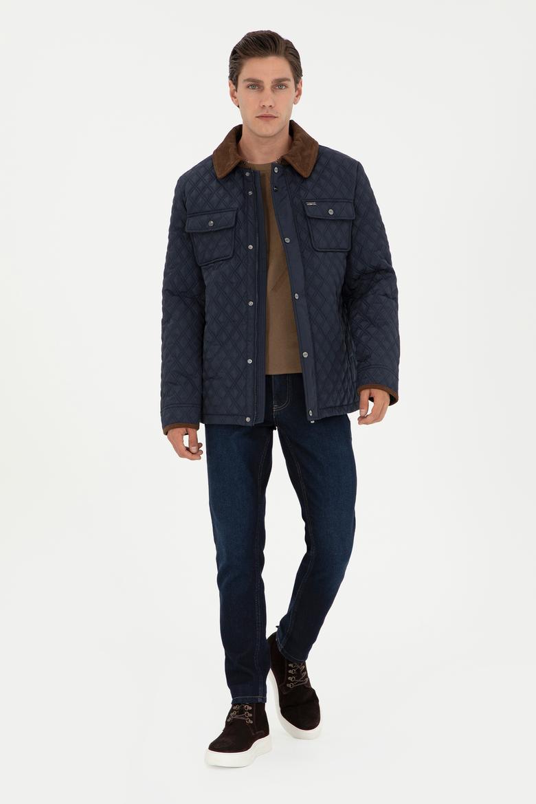 Erkek Lacivert Mont - 50292901037