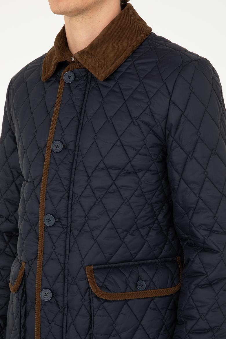 Erkek Lacivert Mont - 50290739008