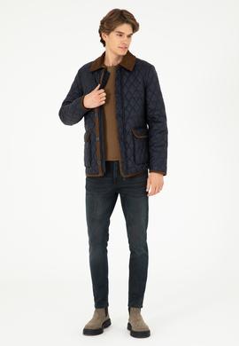 Erkek Lacivert Mont - 50290739008