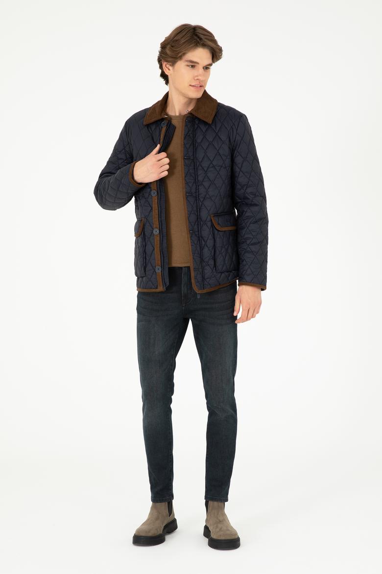 Erkek Lacivert Mont - 50290739008