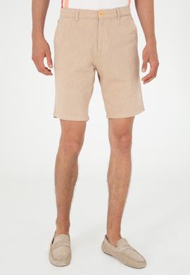 Erkek Safran Dokuma Şort - 50287456010