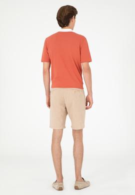 Erkek Safran Dokuma Şort - 50287456010