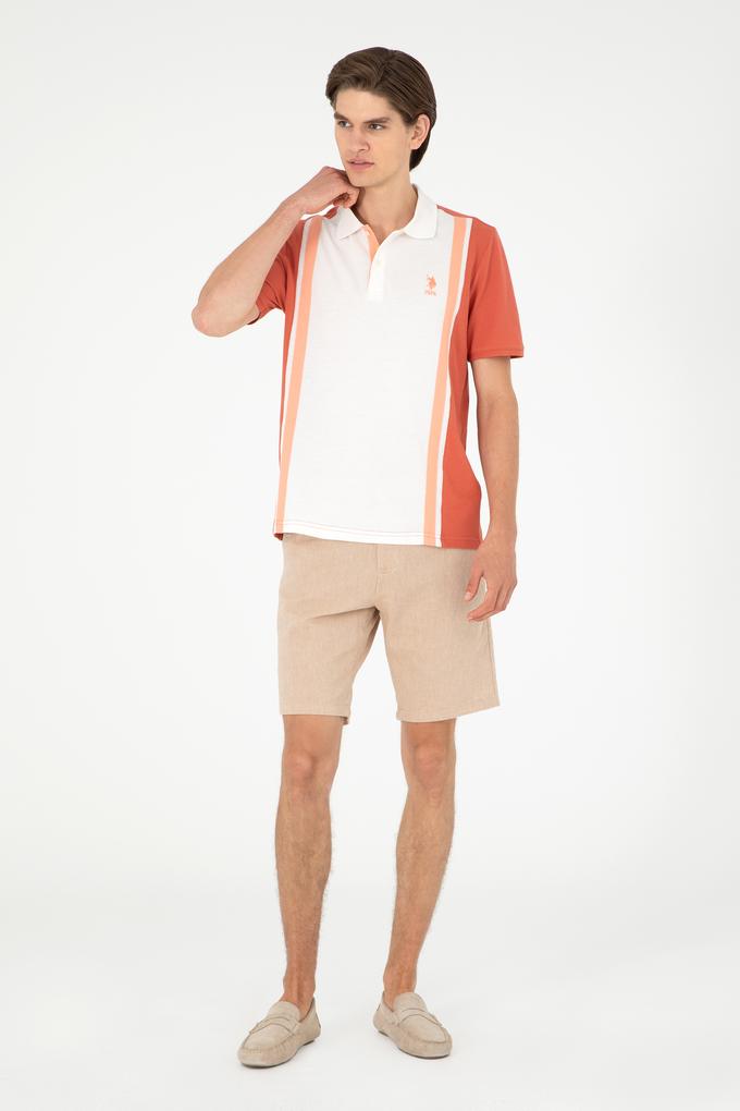 Erkek Safran Dokuma Şort