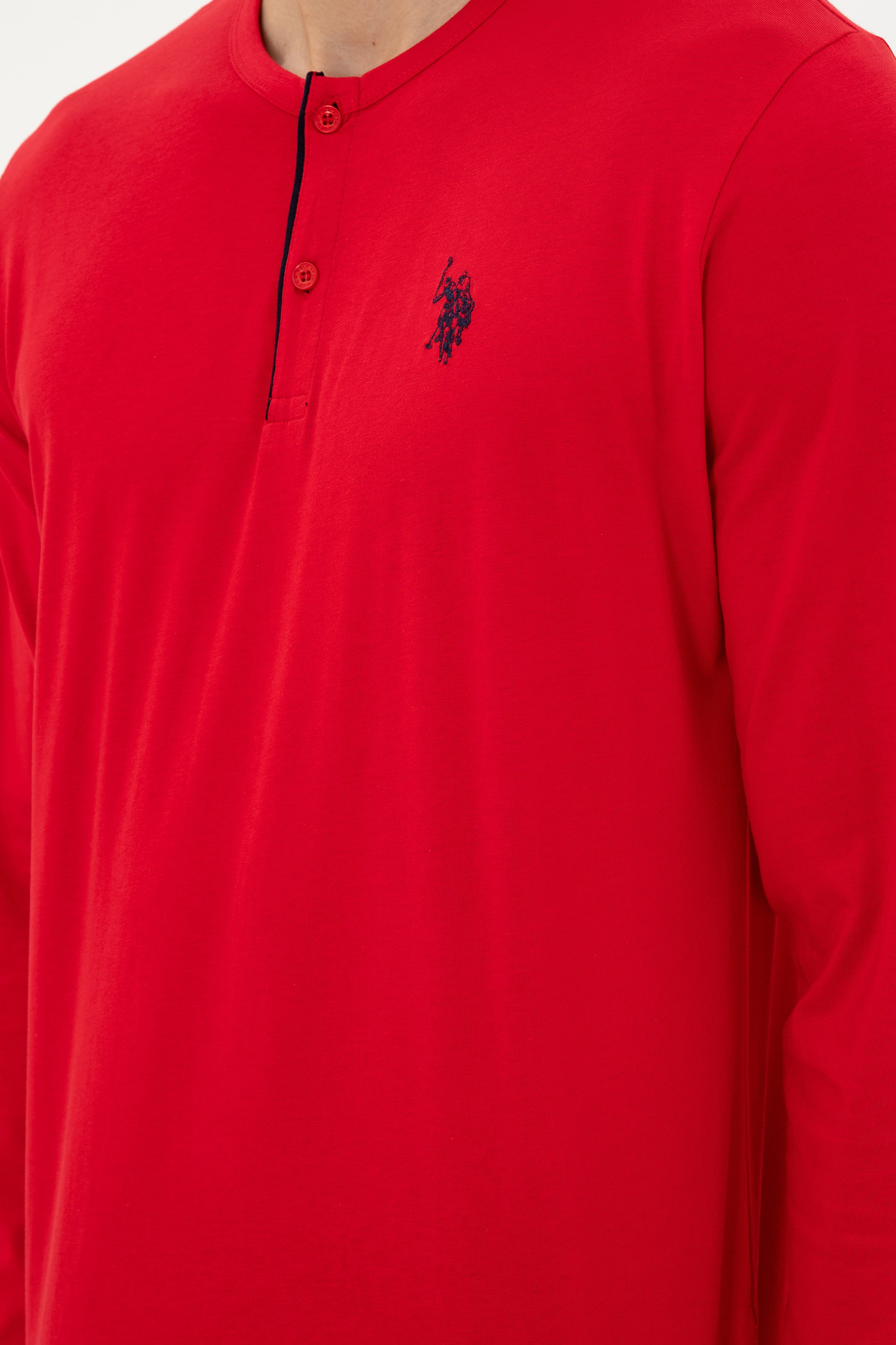 Erkek Kırmızı Pijama Takımı - Image 6