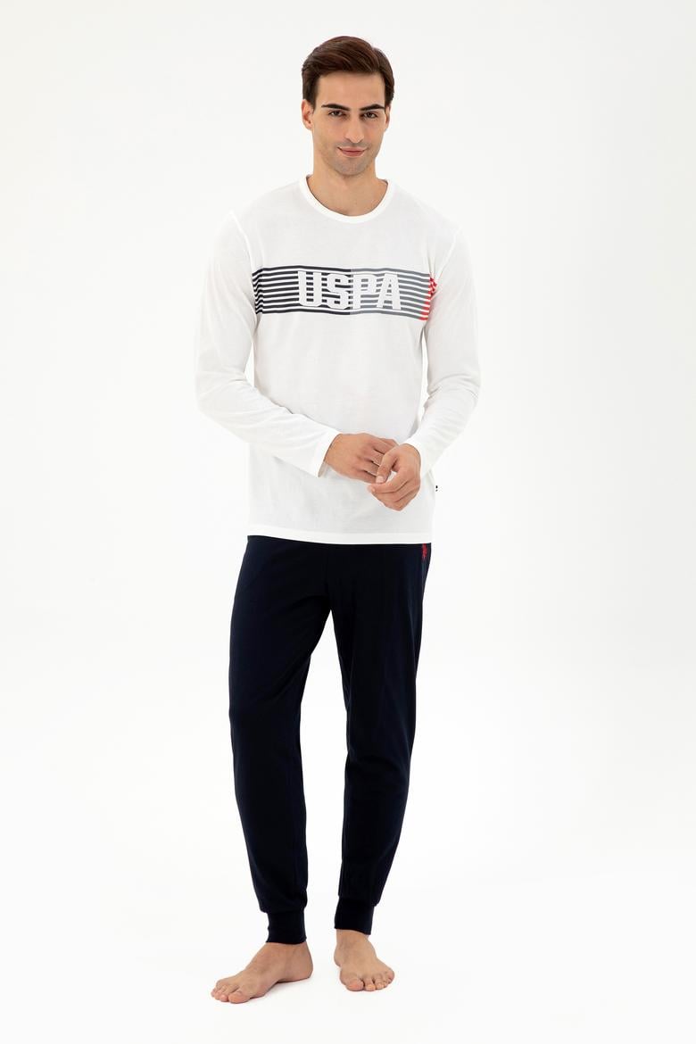 Erkek Ekru Pijama Takımı - 50301720013