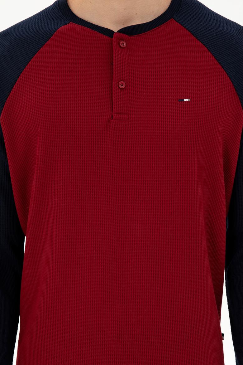 Erkek Bordo Pijama Takımı - 50301726006