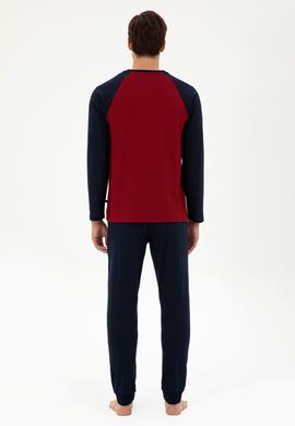 Erkek Bordo Pijama Takımı - 50301726006