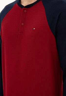 Erkek Bordo Pijama Takımı - 50301726006