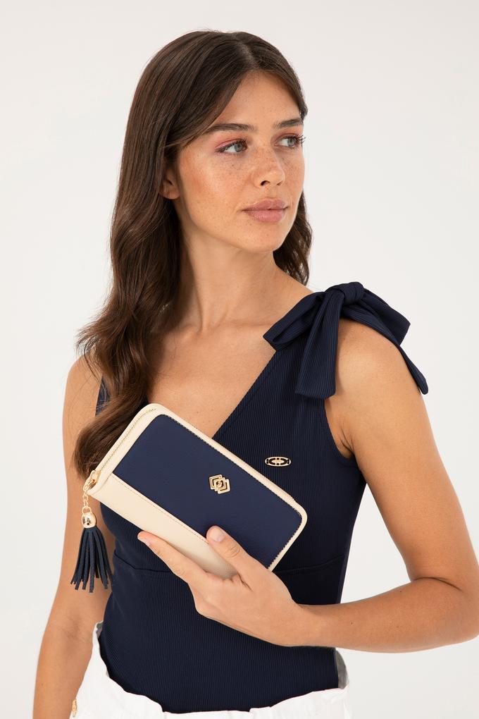 Kadın Lacivert Cüzdan