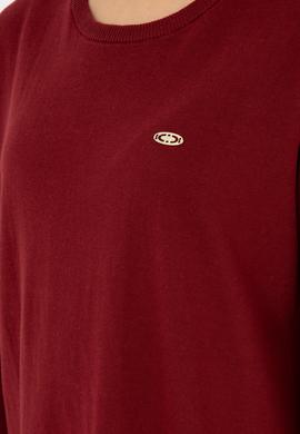 Kadın Bordo Bisiklet Yaka Basic Kazak - 50293510018