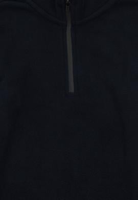Erkek Çocuk Yarım Fermuarlı Lacivert Polar Sweatshirt - 50298060061