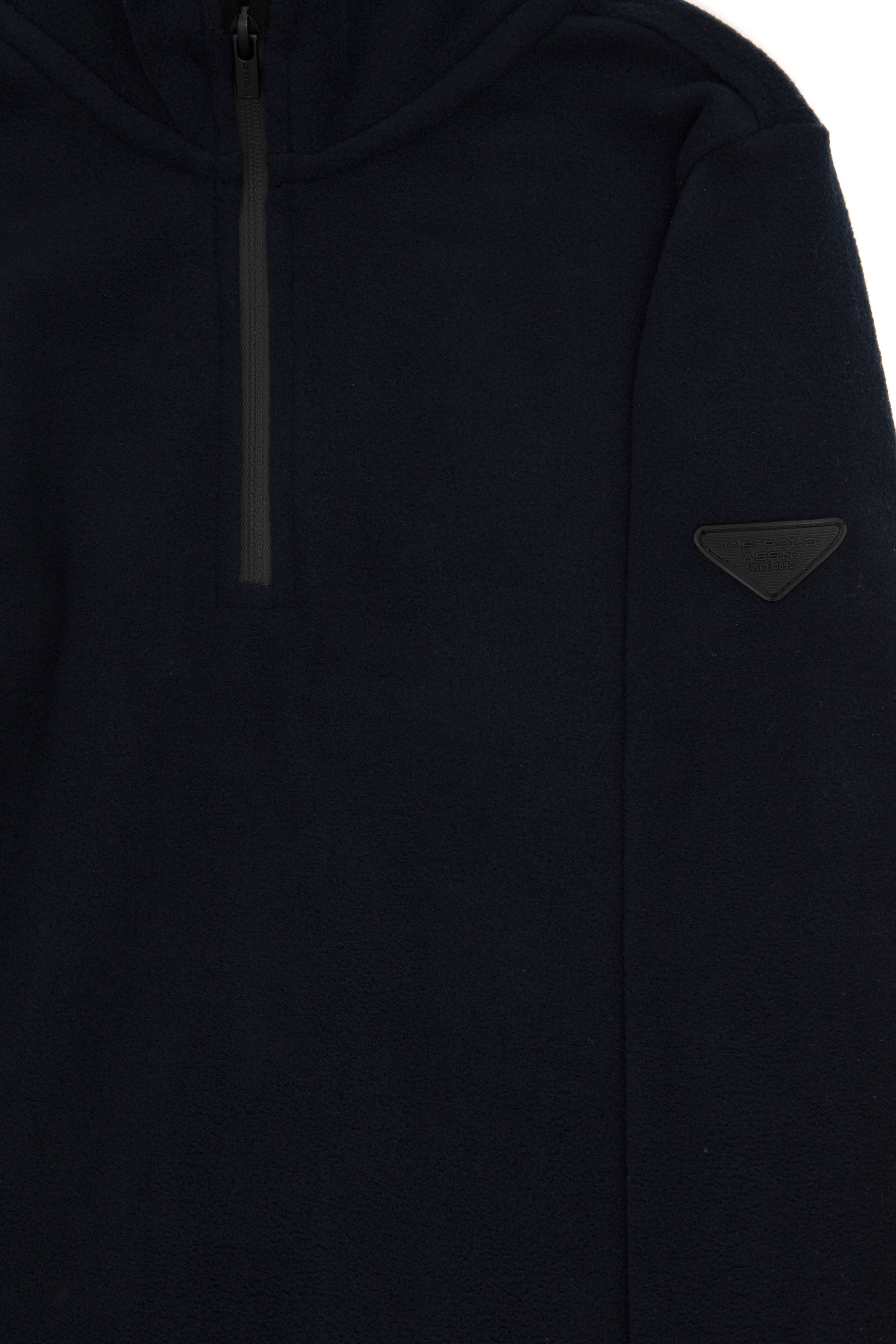 Erkek Çocuk Yarım Fermuarlı Lacivert Polar Sweatshirt