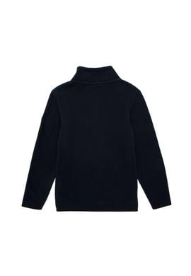 Erkek Çocuk Yarım Fermuarlı Lacivert Polar Sweatshirt - 50298060061