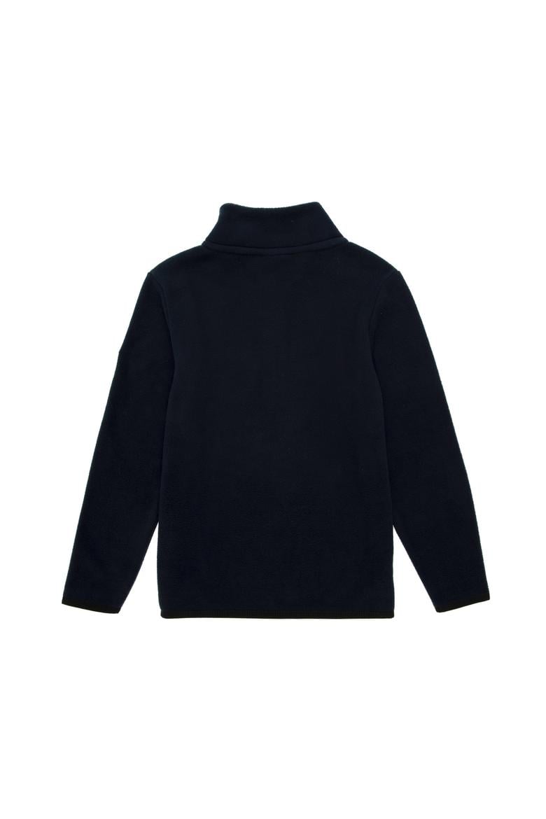 Erkek Çocuk Yarım Fermuarlı Lacivert Polar Sweatshirt - 50298060061