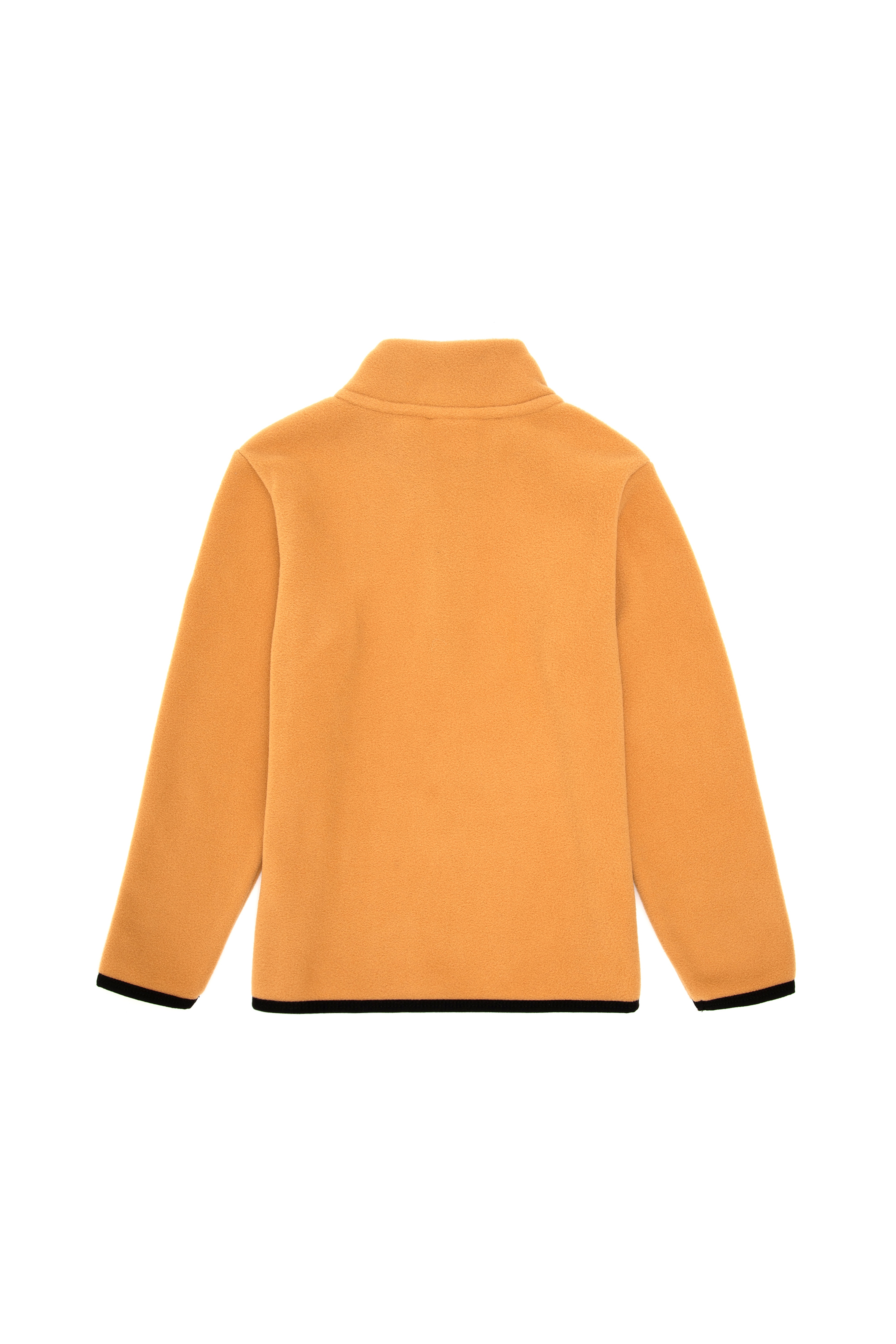 Erkek Çocuk Yarım Fermuarlı Camel Polar Sweatshirt - Image 4
