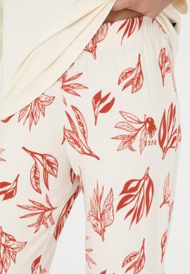 Kadın Kiremit Pijama Takımı - 50302756011