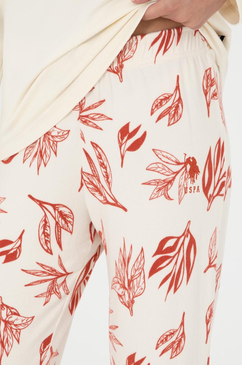 Kadın Kiremit Pijama Takımı