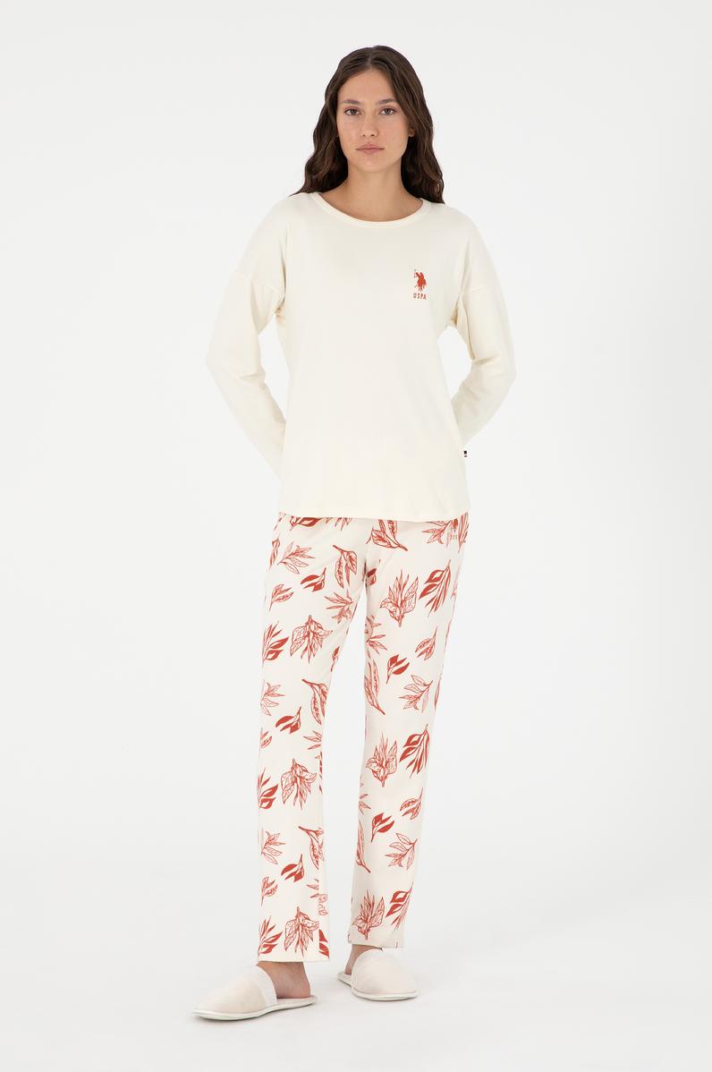 Kadın Kiremit Pijama Takımı