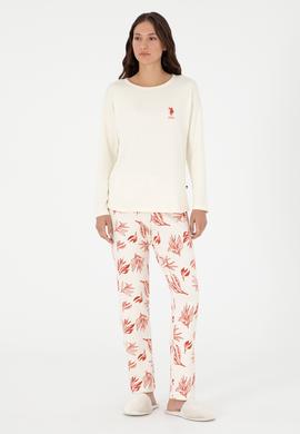 Kadın Kiremit Pijama Takımı - 50302756011