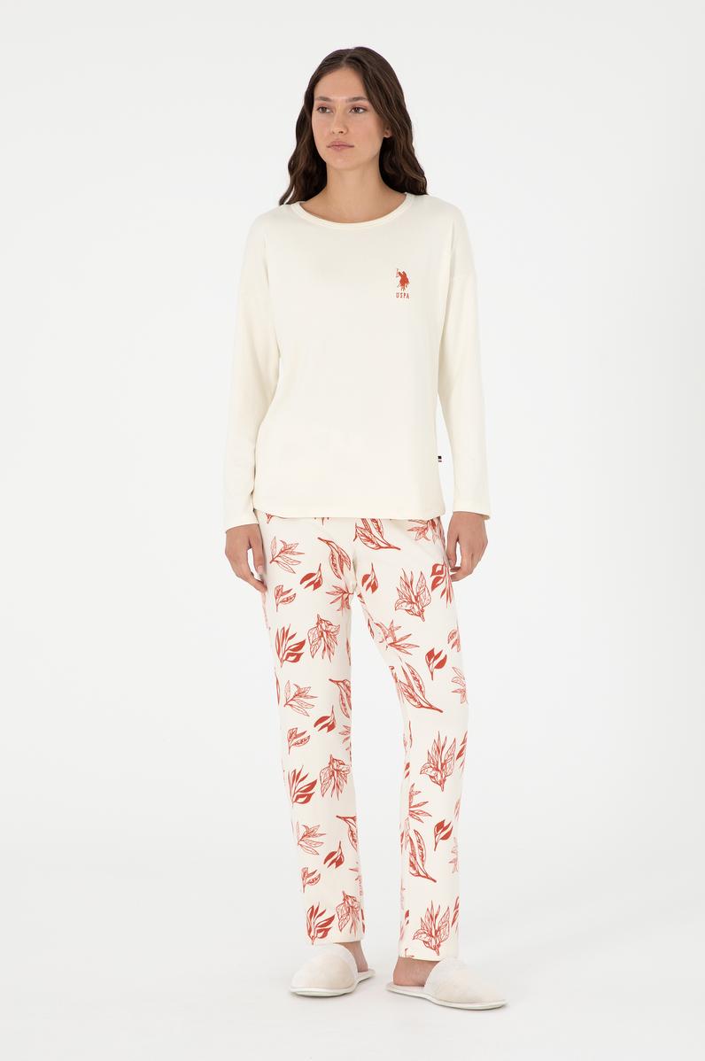 Kadın Kiremit Pijama Takımı