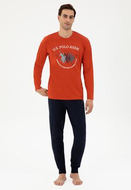 Erkek Turuncu Pijama Takımı - 50301721004