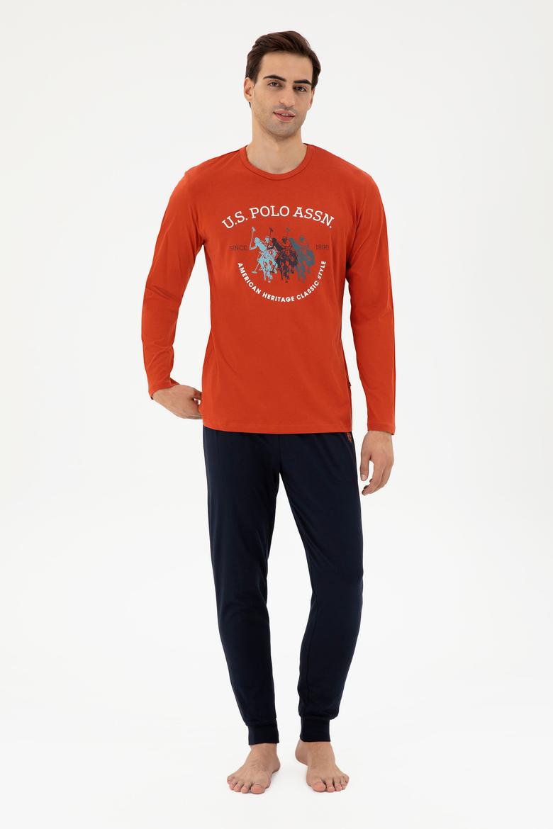 Erkek Turuncu Pijama Takımı - 50301721004