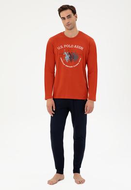 Erkek Turuncu Pijama Takımı - 50301721004