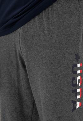 Erkek Antrasit Melanj Pijama Takımı - 50301719016