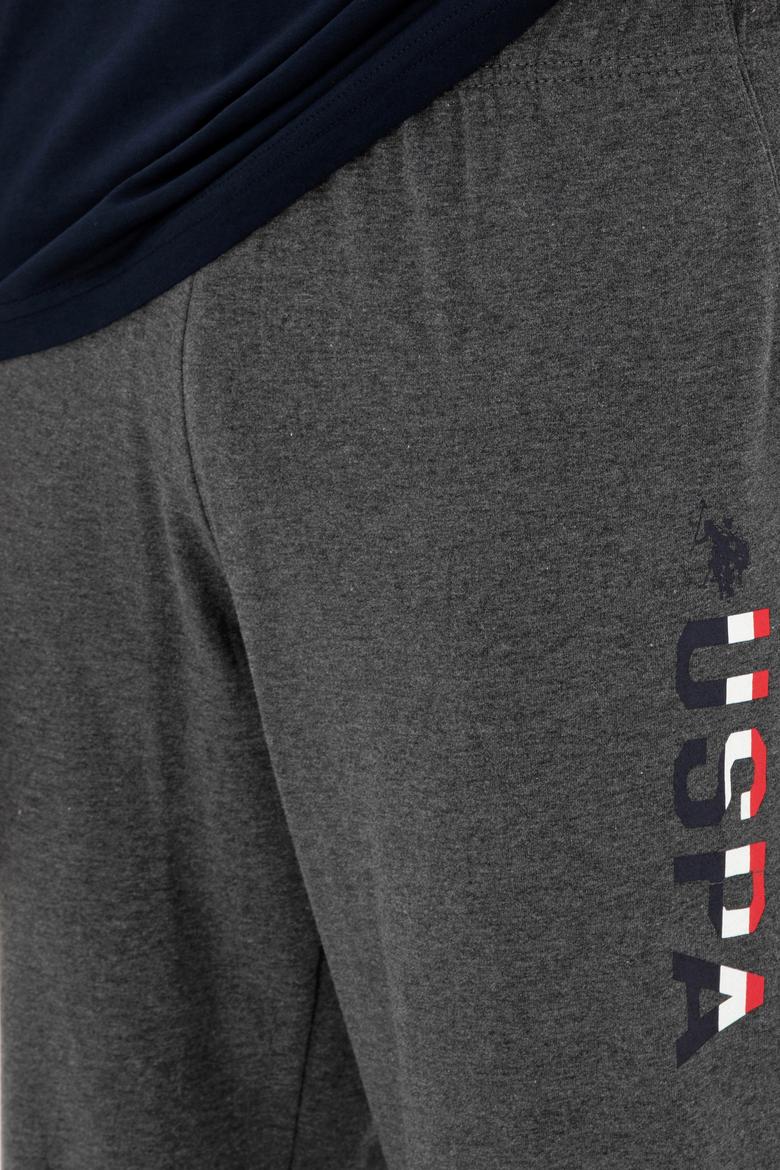 Erkek Antrasit Melanj Pijama Takımı - 50301719016