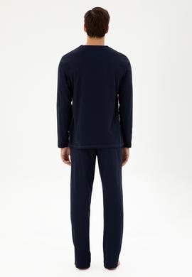 Erkek Lacivert Pijama Takımı - 50301719005