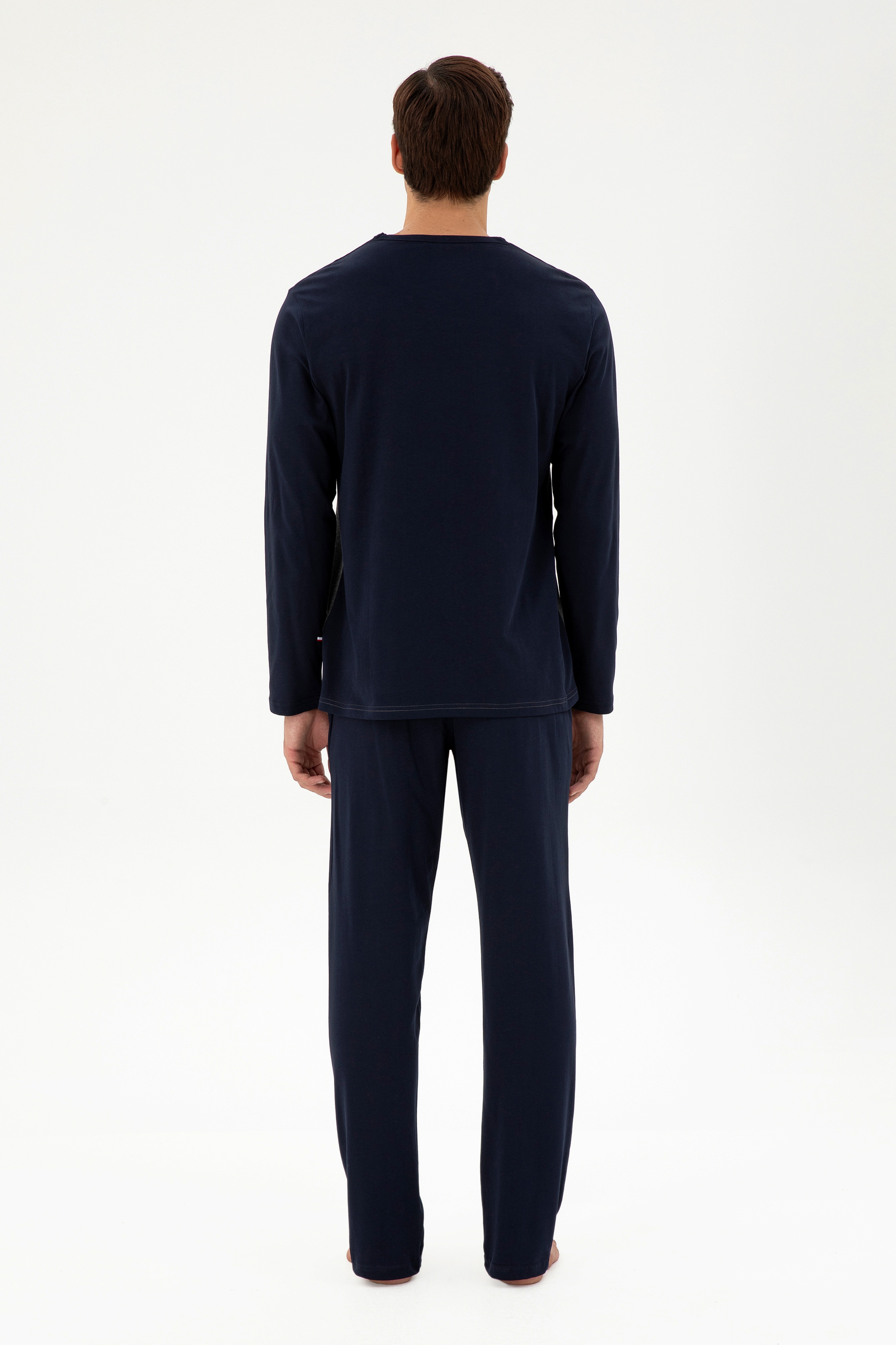 Erkek Lacivert Pijama Takımı - Image 4