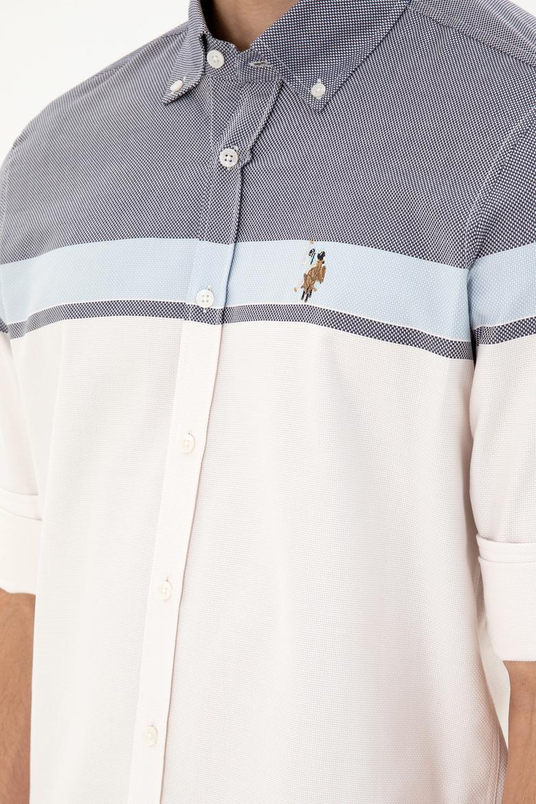 Erkek Lacivert Uzun Kollu Gömlek - 50296627007