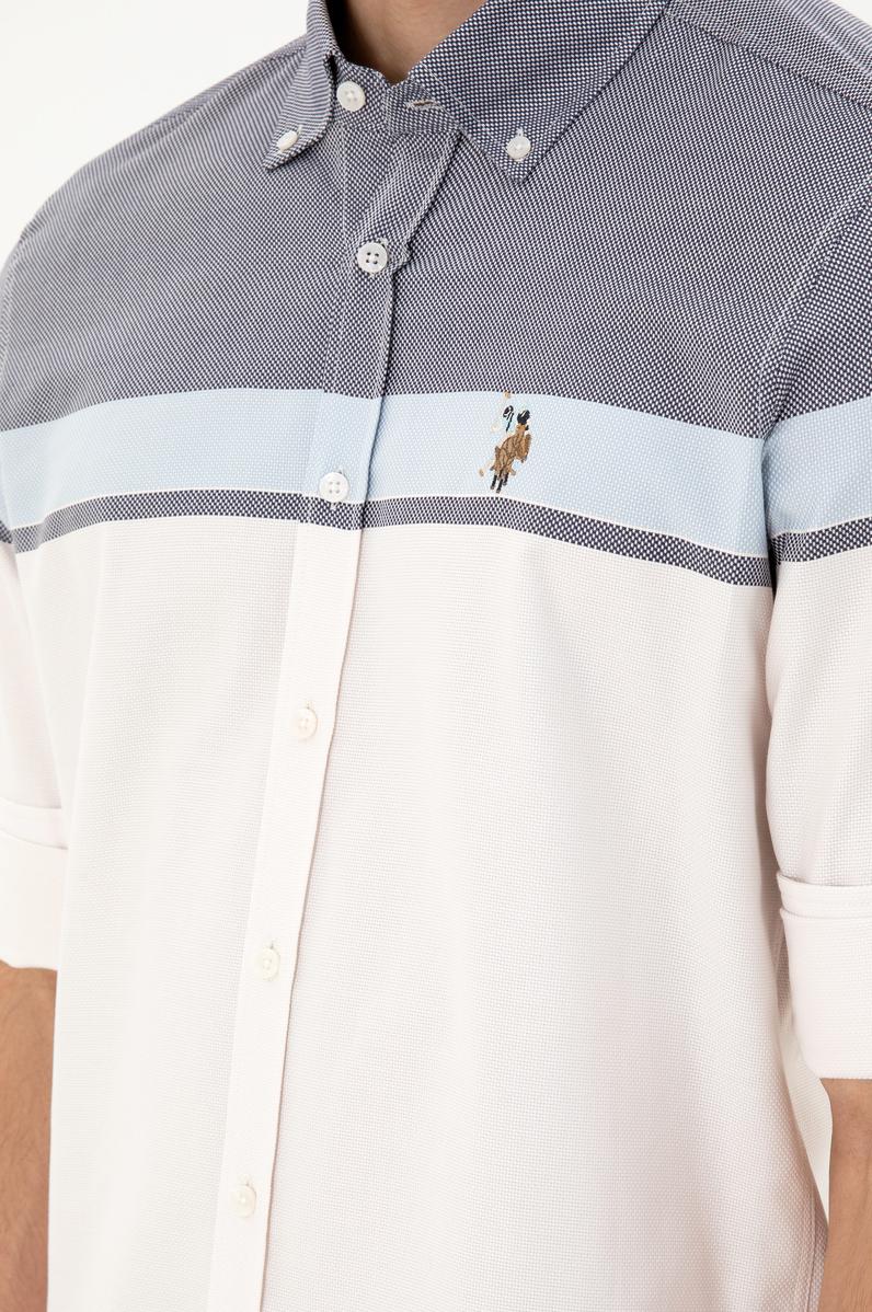 Erkek Lacivert Uzun Kollu Gömlek