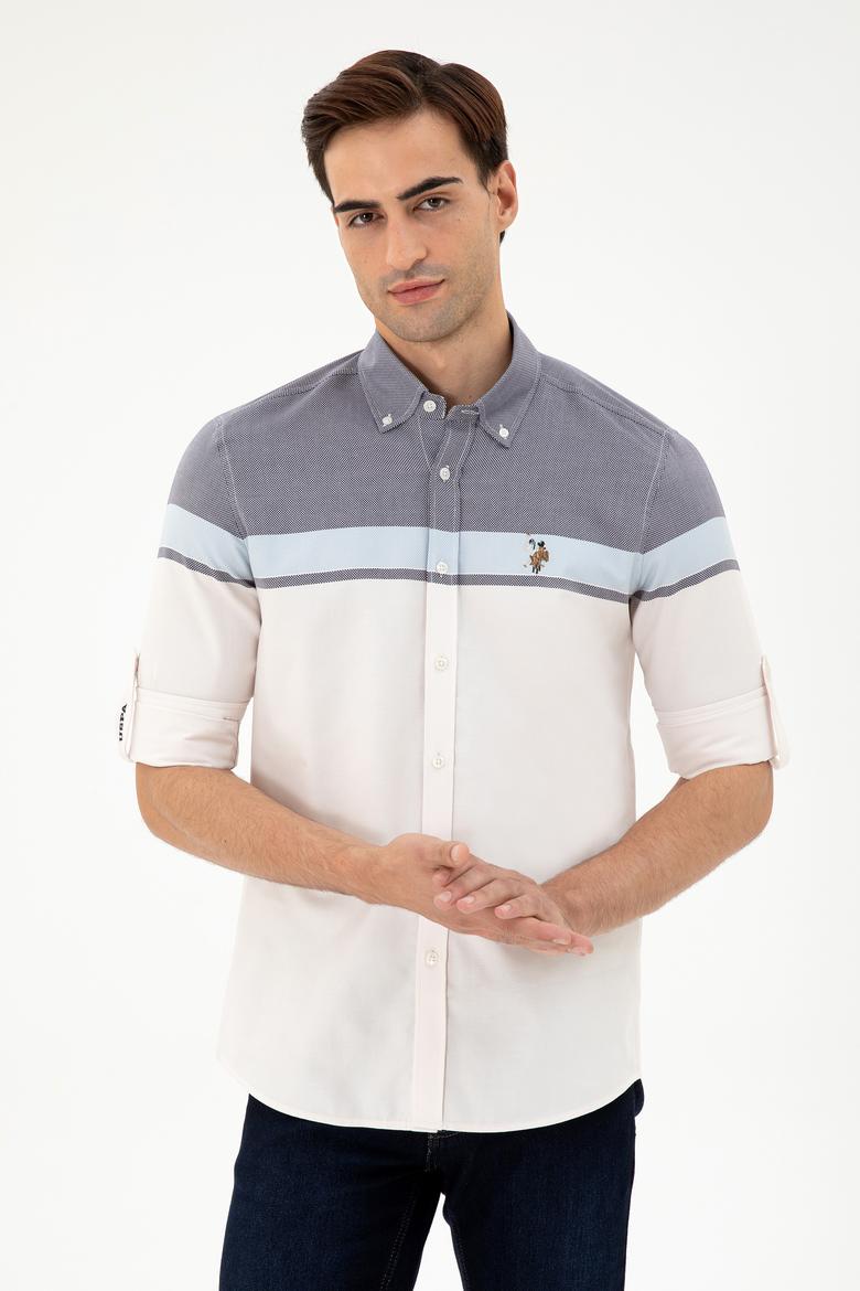 Erkek Lacivert Uzun Kollu Gömlek - 50296627007