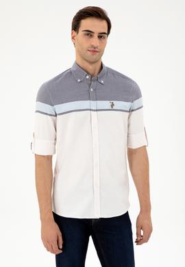 Erkek Lacivert Uzun Kollu Gömlek - 50296627007