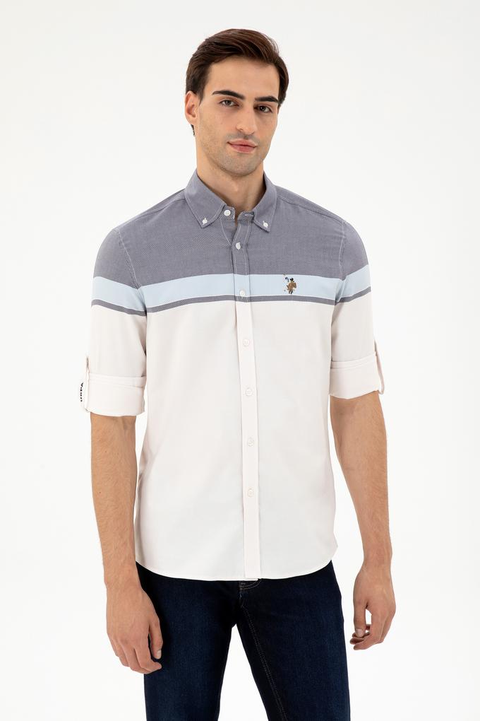 Erkek Lacivert Uzun Kollu Gömlek