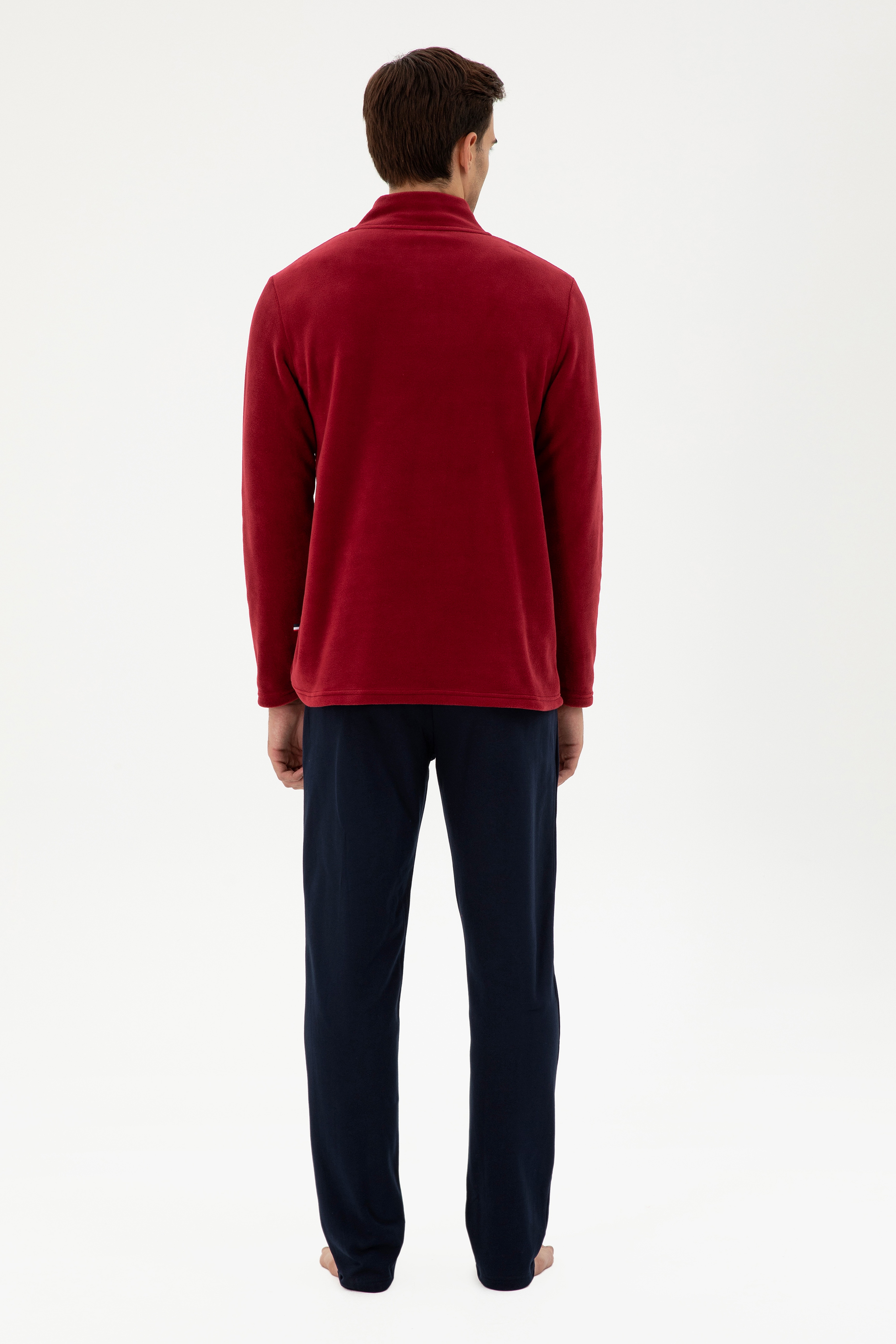 Erkek Bordo Pijama Takımı - Image 4