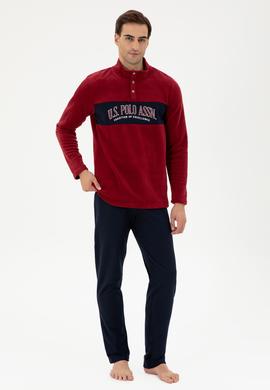 Erkek Bordo Pijama Takımı - 50301718002