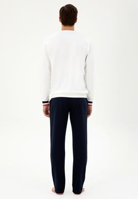 Erkek Krem Pijama Takımı - 50301588003