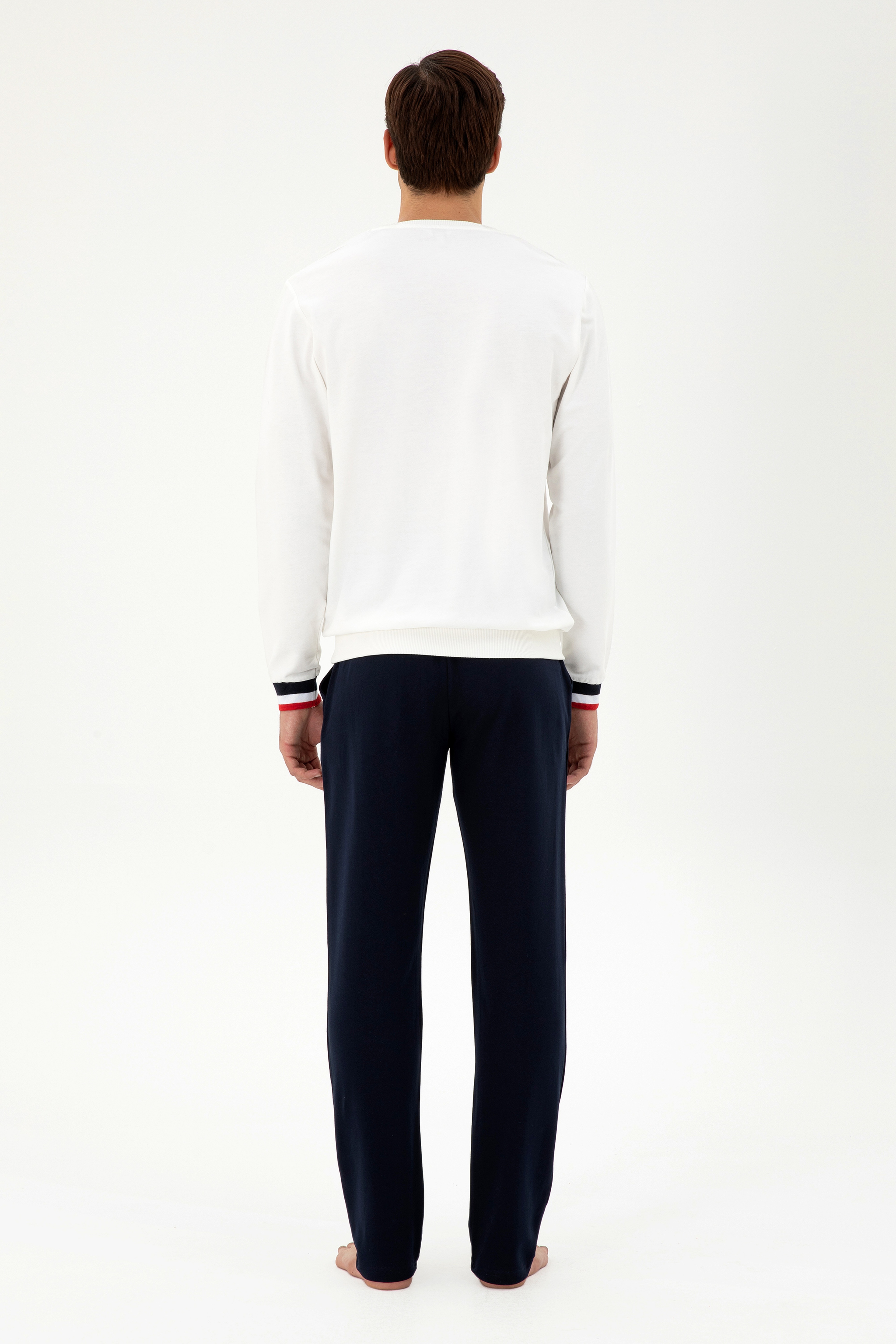 Erkek Krem Pijama Takımı - Image 4
