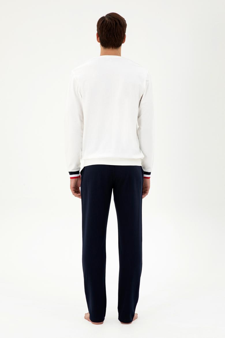 Erkek Krem Pijama Takımı - 50301588003