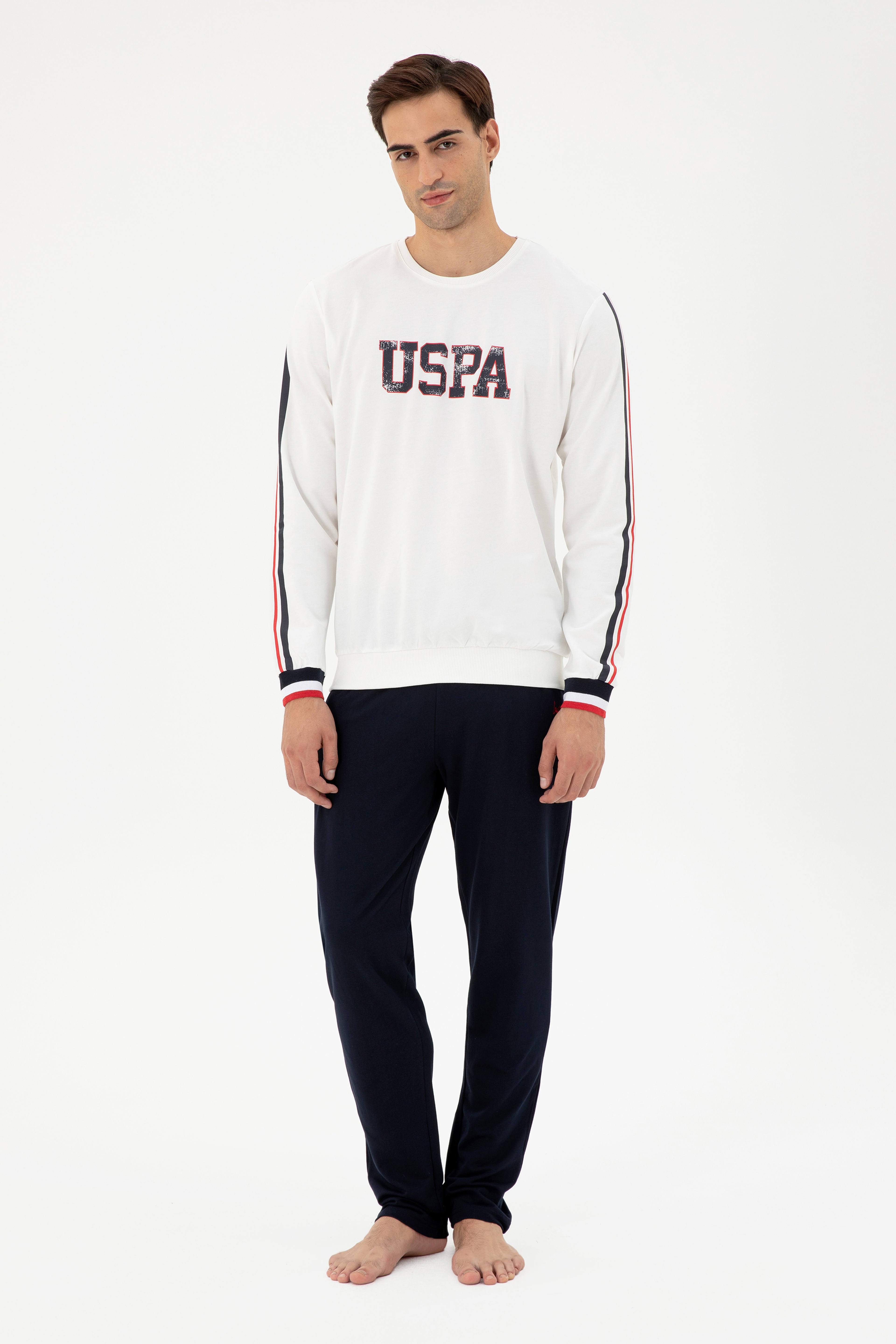 Erkek Krem Pijama Takımı - Image 3