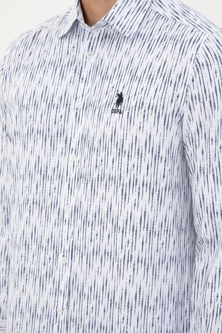 Erkek Beyaz Uzun Kollu Gömlek - 50296864022