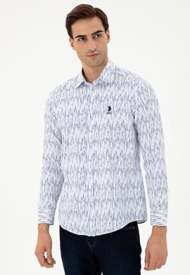 Erkek Beyaz Uzun Kollu Gömlek - 50296864022