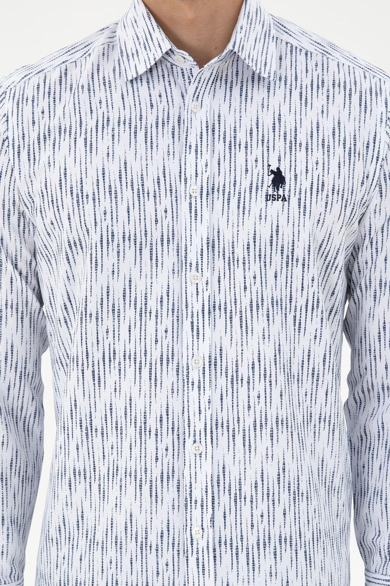 Erkek Beyaz Uzun Kollu Gömlek - 50296864022