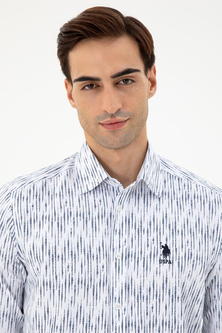 Erkek Beyaz Uzun Kollu Gömlek - 50296864022