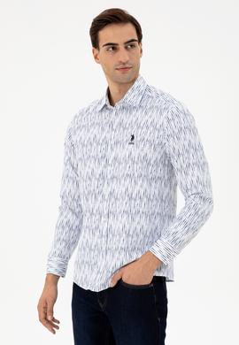 Erkek Beyaz Uzun Kollu Gömlek - 50296864022